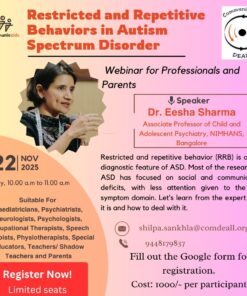 Webinar on RRB's in ASD- For Professionals