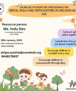 An online training for professionals on Social Skills and Intervention in Children with ASD