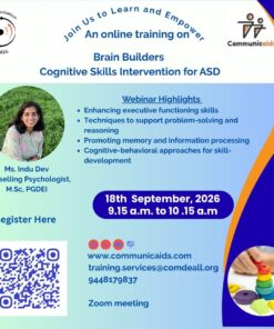 An online training for professionals on Brain Builders  Cognitive Skills Intervention for ASD