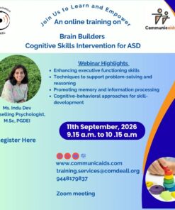 An online training for professionals on Brain Builders  Cognitive Skills Intervention for ASD